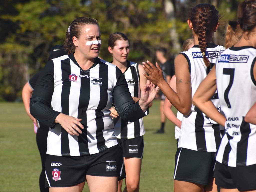 AFL Capricornia, senior women, Round 12, Panthers versus BITS Saints, Rockhampton Cricket Ground, July 15, 2023.