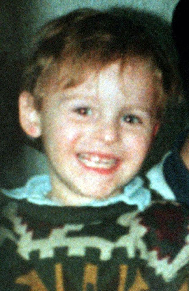 James Bulger was abducted and murdered. Picture: AP Photo/PA/files