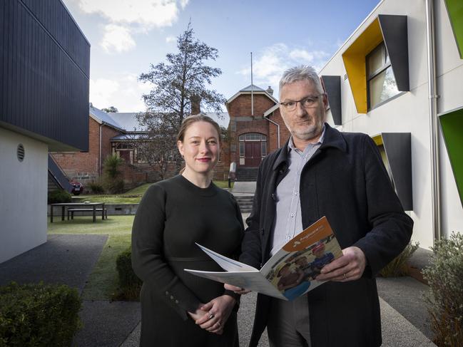 Adult Supported Accommodation Facilities co-ordinator Olivia Daniel and Anglicare Housing and Community Services General manager Noel Mundy. Picture: Chris Kidd