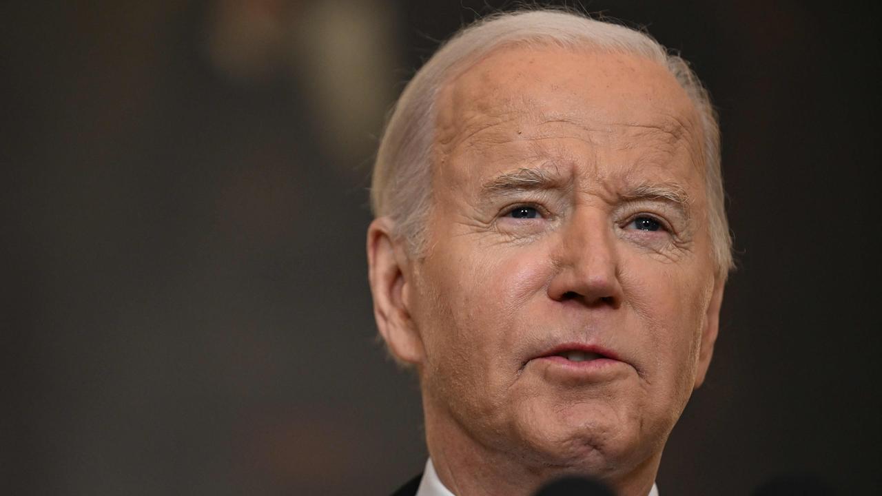 US President Joe Biden said the tragedy should “shock” and “shame” Americans into acting. Picture: Jim Watson/ AFP