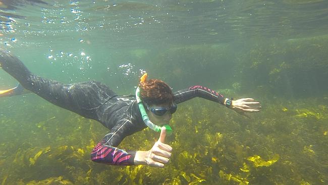 Gail, working as an Eco Adventure tour guide. Photo: Gail Nash