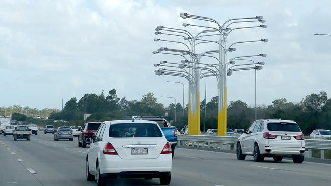 The Gold Coast lights are Yatala were shut down by police over the weekend in an effort to stop hoons. Picture Mike Batterham