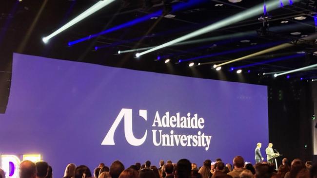 Adelaide University branding and logo launch at the Convention Centre. Picture: Supplied