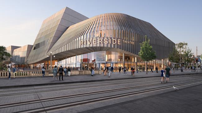 An artist's impression of the new Riverside Theatres at Parramatta.