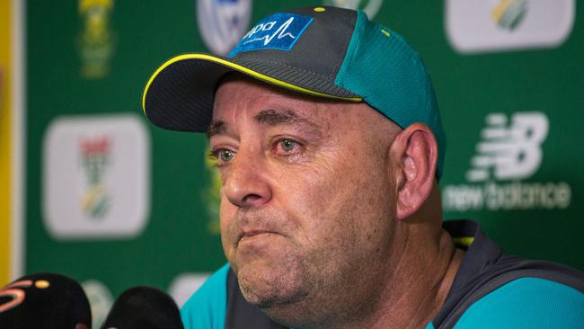 Darren Lehmann resigned as Australian coach after the ball-tampering affair in South Africa. Picture: AFP