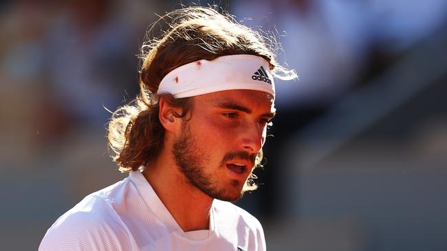 Stefanos Tsitsipas says he has no regrets after a gallant loss.