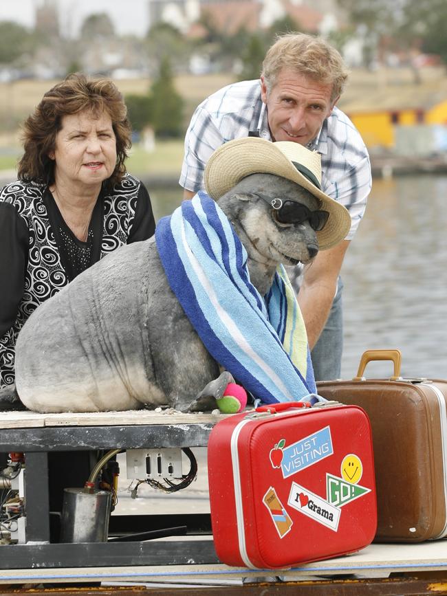 Salty the Seal farewelled in style.