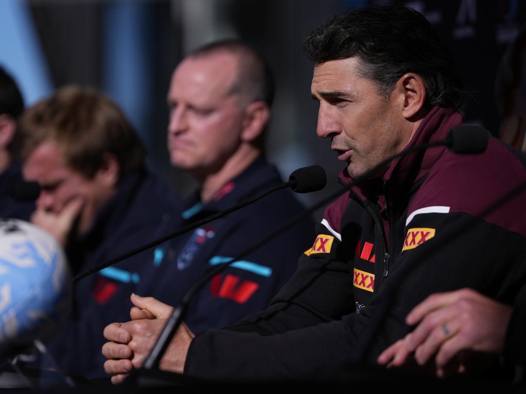 The build-up to State of Origin featured some spicy words from both coaches. Picture: Daniel Pockett/Getty Images