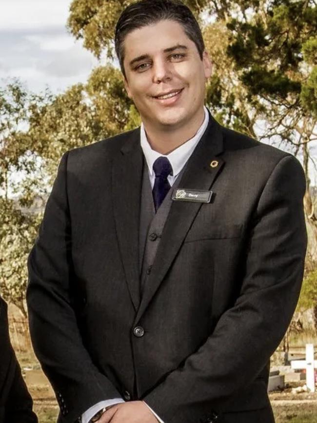 Daniel Rowett, funeral director at County Road Funeral Homes. Picture: Supplied