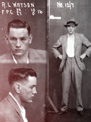 Mugshot of Allen Leon Watson. SRSA GRG5/58 Vol. 12 no. 12/7