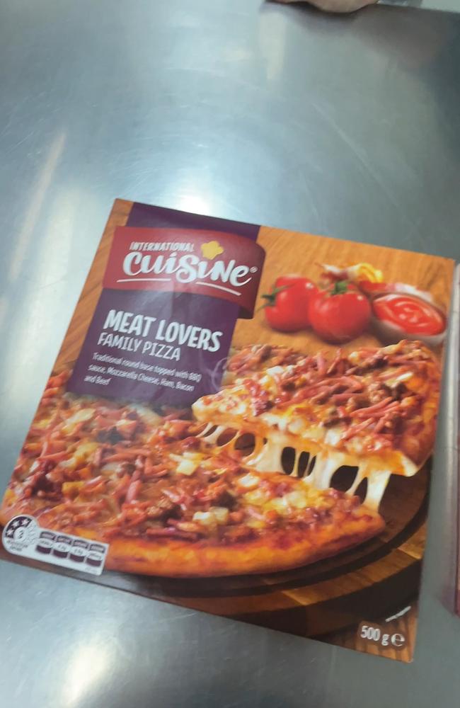 Aldi’s pizza costs $4.49. Picture: news.com.au