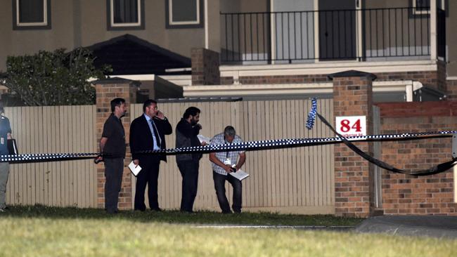 Police looking for evidence near the Endeavour Hills scene.