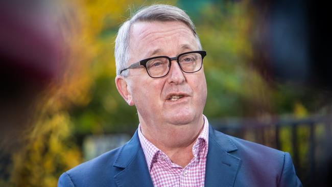 Victorian Australian Medical Association President Dr Roderick McRae says he was ‘blindsided’ by Mr Foley’s resignation. Picture: Scott McNaughton