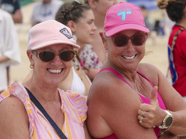 Coleen Henderson and Amanda Massie on Day 1 of the Shaw and Partners Iron Man /Woman Series at North Burliegh. Picture: Glenn Campbell
