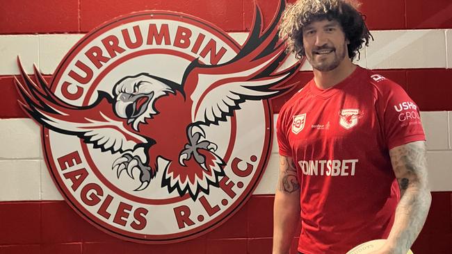 Former NRL player Kevin Proctor has signed with the Currumbin Eagles. Picture: Mitch Bourke.