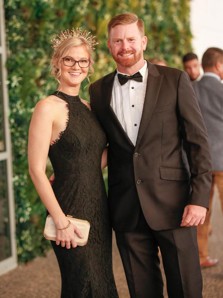 Nikki Konieczny and Kieran Blackburn at the Darwin Cup Gala Ball. Picture GLENN CAMPBELL