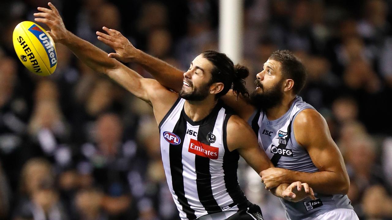 Brodie Grundy has been in amazing form. Picture: AFL Photos