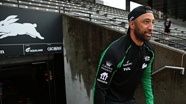 New signing Benji Marshall training with South Sydney at Redfern Oval on the 29th of January. Picture: Adam Yip