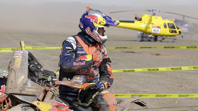 Toby Price during stage 8 of the 2018 Dakar Rally.