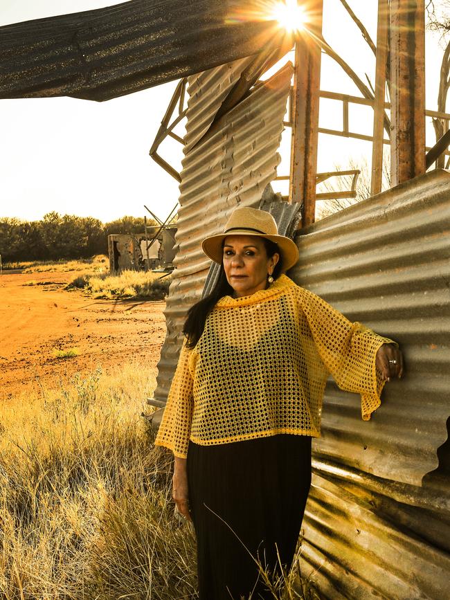 Linda Burney at Umuwa, SA. Picture: Julian Kingma