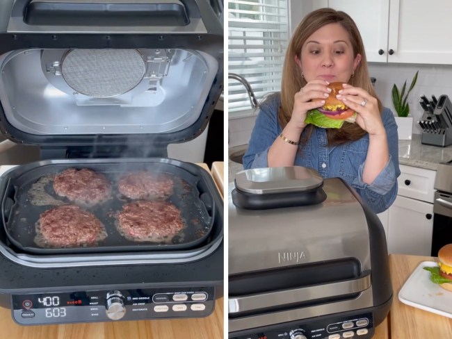 Ninja Foodi Smart XL Grill and Air Fryer. Picture: TikTok.