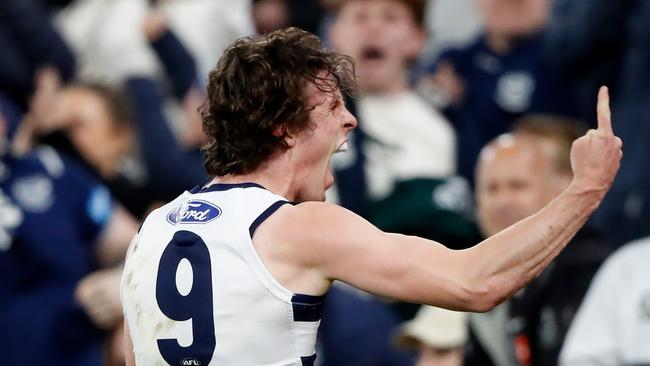 Max Holmes was named in Geelong’s team on Thursday night.