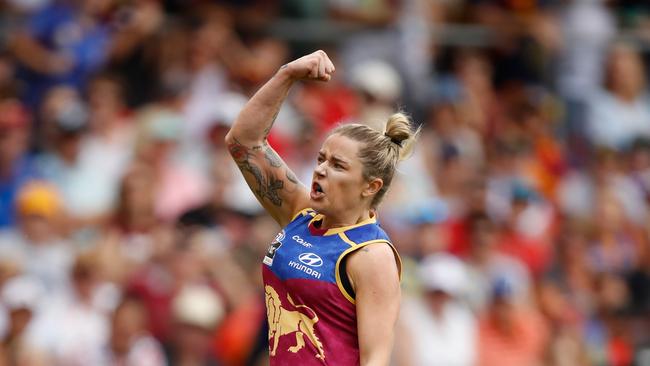 Tasmanian Jessica Wuetschner plays for the Brisbane Lions. Picture: Getty