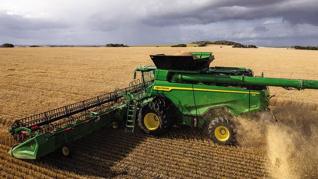 Sales of combine harvesters were up 25 per cent last year.