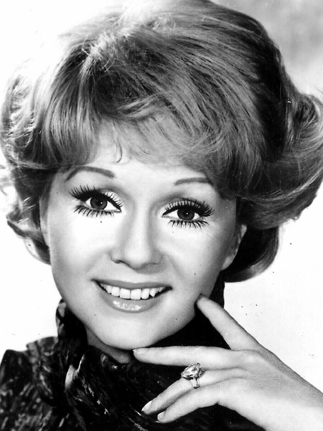 Portrait of actress Debbie Reynolds.