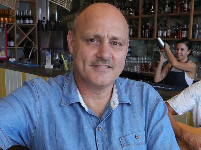 Arthur De Snoo, Beach Cafe in Surfers Paradise. Picture Glenn Hampson