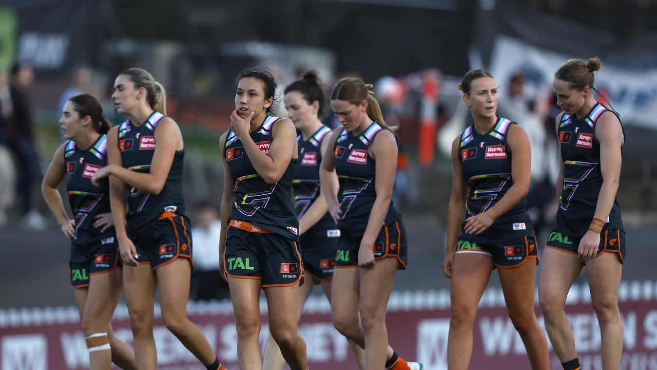 The Giants’ women’s side has reacted strongly to the behaviour of its male counterparts. (Photo by Phil Hillyard)