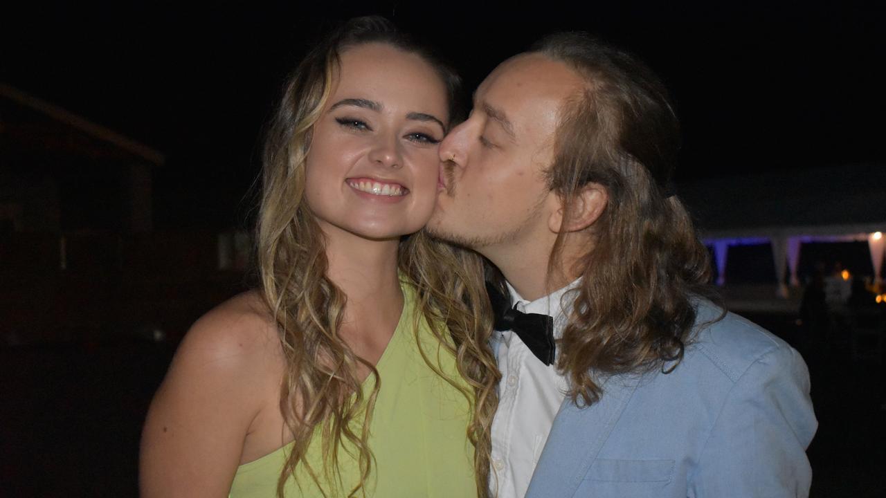 Brooklyn Lade and Josh Graham of Airlie Beach at the 2021 Proserpine Show Ball. Picture: Kirra Grimes.