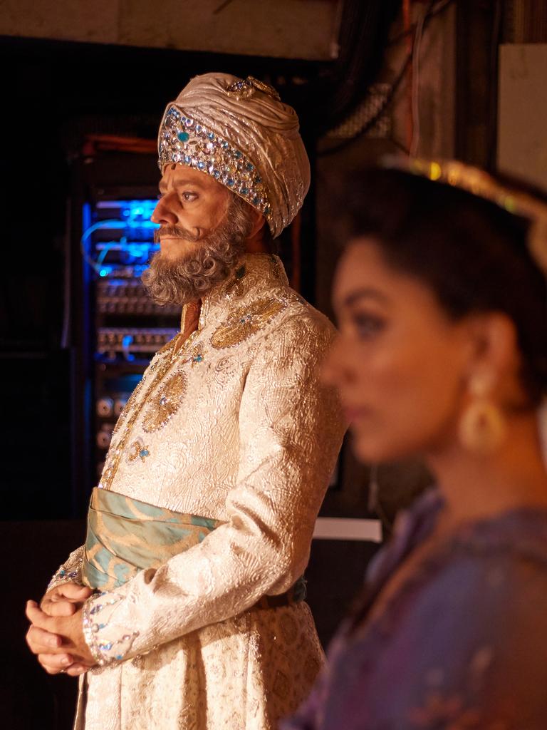 Behind the scenes at Disney's Aladdin at the Festival Centre in Adelaide, Wednesday, April 24, 2019. Picture: MATT LOXTON