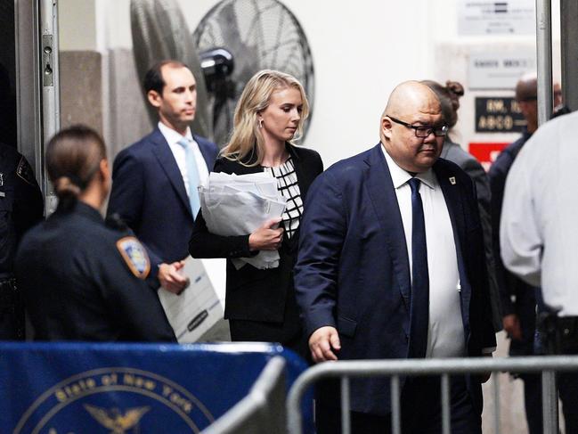 Steven Cheung, former US president and Republican presidential candidate Donald Trump's campaign spokesman, outside court last May. Picture: AFP