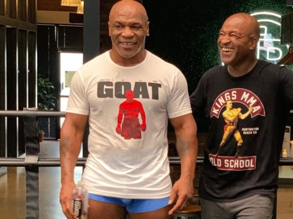 Mike Tyson looks incredible at 54.