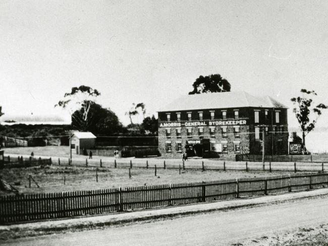 The general store in Swansea, Tasmania, has been in the Morris family’s hands for 150 years. Picture: COURTESY OF GLAMORGAN SPRING BAY HISTORICAL SOCIETY/MAUREEN FERRIS.