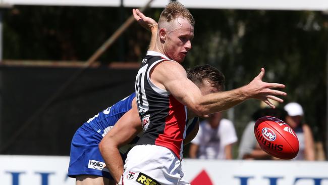 Nick Hind will debut for St Kilda against Gold Coast. Picture: Michael Klein