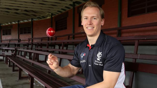 Yarraville Cricket Club captain-coach Matthew Grose. Picture: Hamish Blair