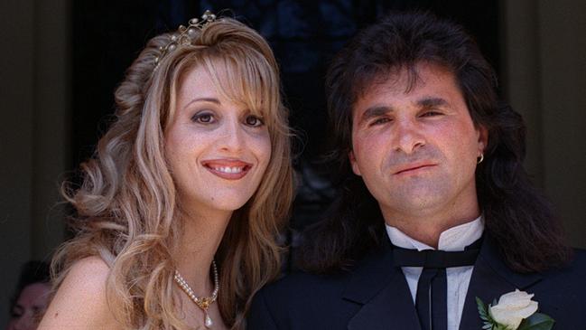 Romeo Pacifico with wife Mirella Falso on their wedding day Dec 1997. Banks have accused Romeo of alleged fraud. Convicted fraudster Romeo Pacifico who took the name of Richie Sambora to enable him to steal from financiers and banks.