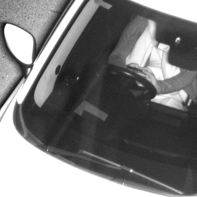 A motorist captured on a mobile phone detector camera. Picture: Transport for NSW