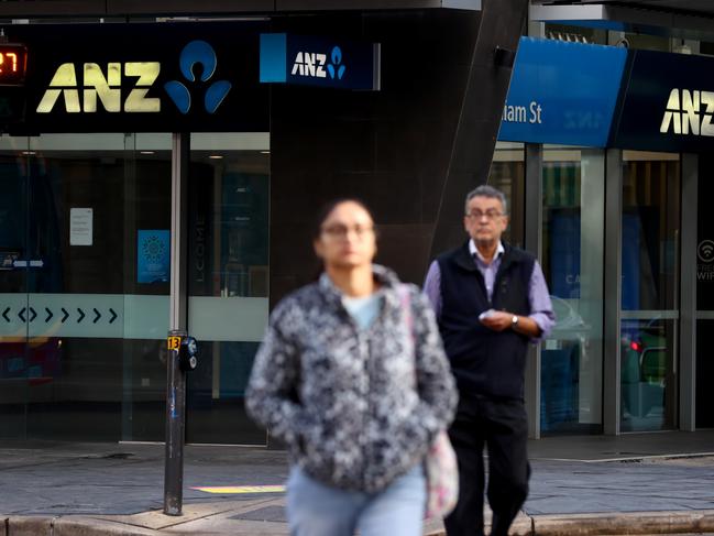 ADELAIDE, AUSTRALIA - NewsWire Photos 4, august, 2023:  Generics of ANZ bank signs in Adelaide. Picture: NCA NewsWire / Kelly Barnes