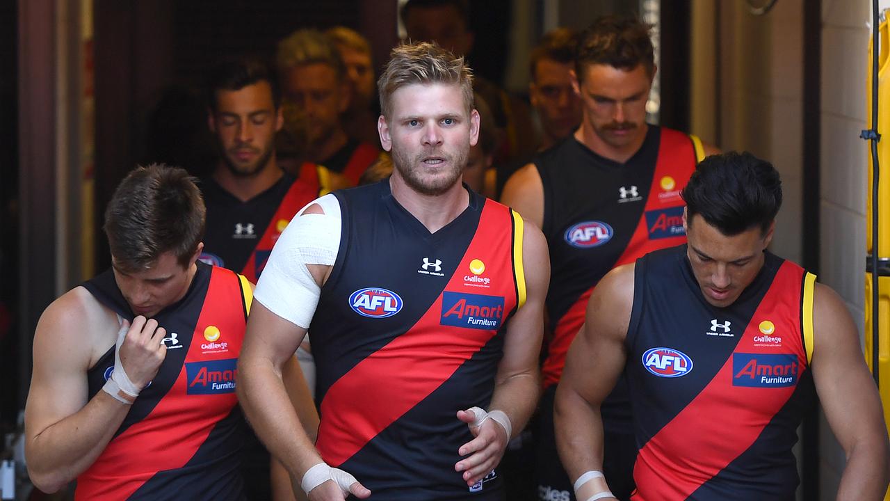 The Bombers defence, led by Michael Hurley, ranked 15th for points conceded in 2020. Picture: Quinn Rooney/Getty Images