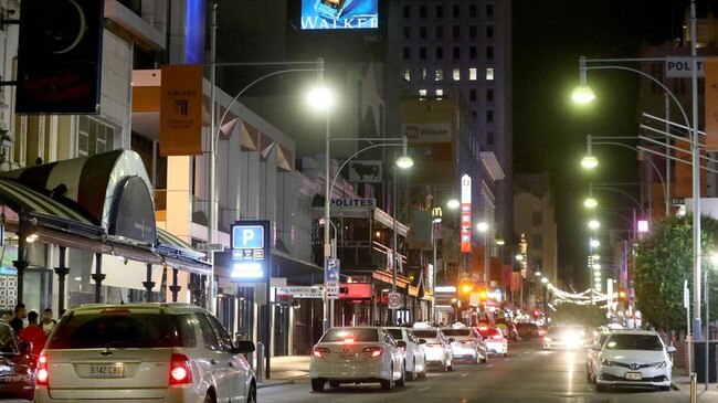 Once Adelaide’s premier party strip, Hindley St has been gutted in recent months. Picture: Dean Martin