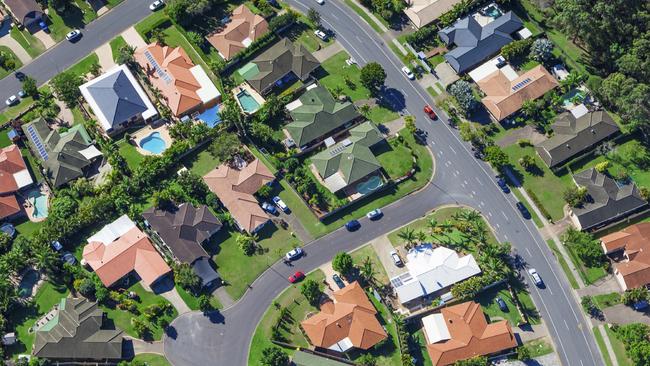 Generic photo of Australian suburban houses / suburbia