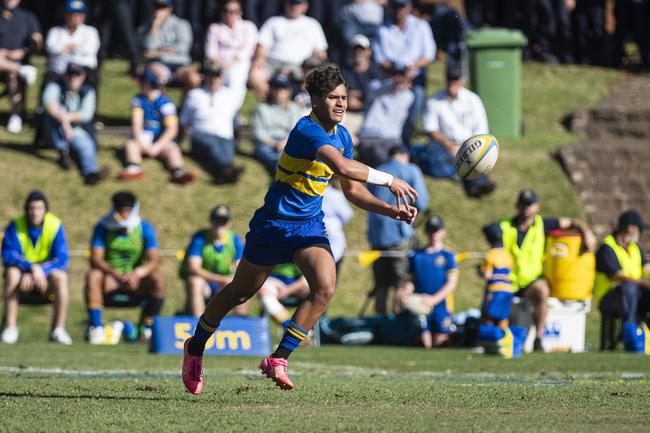 Brothers playmaker Illy Baravilala in action for Toowoomba Grammar last season. Picture: Kevin Farmer