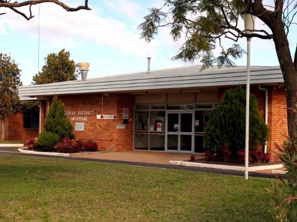 The old Cobar Hospital where Mark Brilley was pronounced dead.