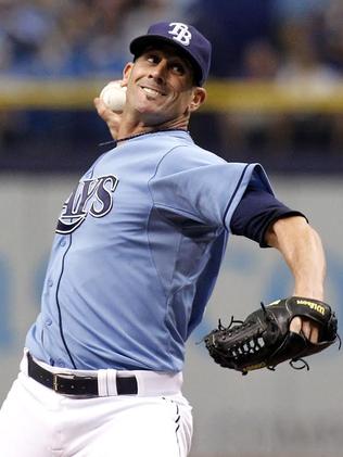 Grant Balfour #50 of the Tampa Bay Rays