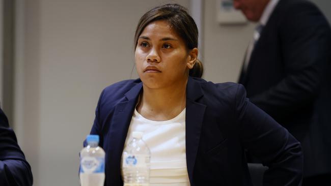 Roosters prop Sarah Togatuki had a careless high tackle downgraded at the judiciary. Picture: Jonathan Ng