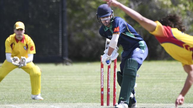 Oscar Lyons batting for Riverina. Picture: NCA NewsWire / Martin Ollman