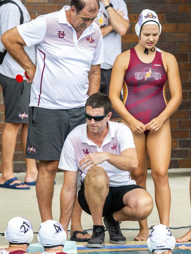 Benn Lees. Thunder women’s coach. (AAP Image/Richard Walker)